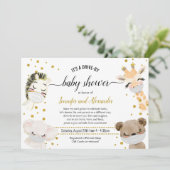 Baby Shower Einladung (Stehend Vorderseite)