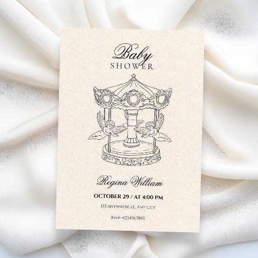 Baby Shower Einladung