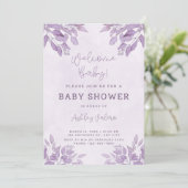 Baby Shower Einladung (Stehend Vorderseite)