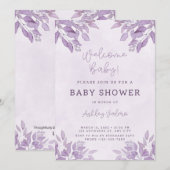 Baby Shower Einladung (Vorne/Hinten)