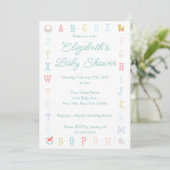 Baby Shower Einladung (Stehend Vorderseite)