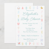 Baby Shower Einladung (Vorne/Hinten)