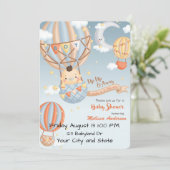Baby Shower Einladung (Stehend Vorderseite)