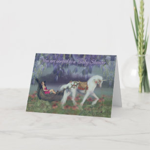 Baby Shower Einladung Card fantasy Fairy