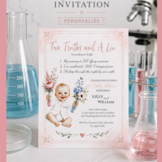 Baby Shower Einladung, die die IVF-Reise hervorheb Einladung