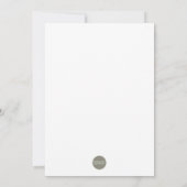 Baby-Shower-Einladung Einladung (Rückseite)