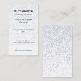 Baby Shower Einladung | Elegante Windel-Raffelkart