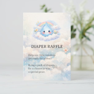 Baby Shower Einladung Kleiner Regentropfen auf dem