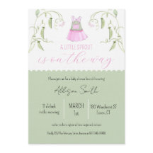 Baby Shower Einladung Kleiner Spross