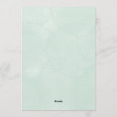 Baby-Shower-Einladung mit einem Dinosaurier  Einladung (Rückseite)