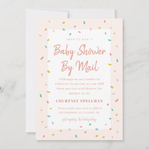 Baby-Shower-Einladung per Post