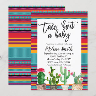 Baby Shower Einladung Taco Bout Baby
