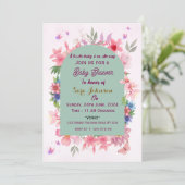 Baby Shower Einladungen (Stehend Vorderseite)