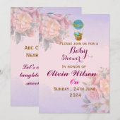 Baby Shower Einladungen (Vorne/Hinten)
