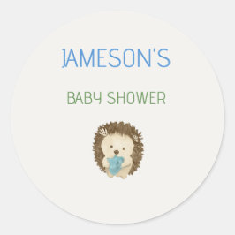 Baby Shower Einladungen Beilagekarten Schilder | D Runder Aufkleber