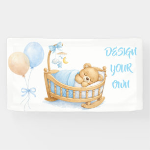 Baby Shower Entwerfen Sie Ihr eigenes Banner