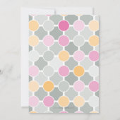 BABY SHOWER ERSUCHT :: die unscharfen Flecken 3P Einladung (Rückseite)