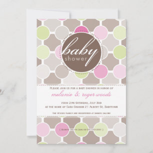BABY SHOWER ERSUCHT :: Flitze 4P Einladung