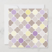 BABY SHOWER ERSUCHT :: Flitze Flecken 8Q Einladung (Rückseite)