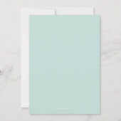 BABY SHOWER ERSUCHT :: owl + nest 2P Einladung (Rückseite)