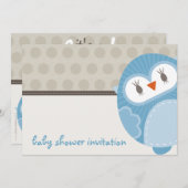 BABY SHOWER ERSUCHT :: Tanzuhu 8L Einladung (Vorne/Hinten)
