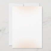 Baby shower Familia Jirafas Einladung (Rückseite)