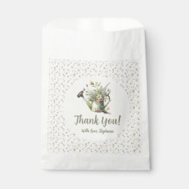 Baby Shower Favor Bag - Rustic Floral Thank You Geschenktütchen