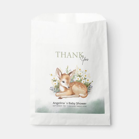 Baby Shower Favor Bags Geschenktütchen (Vorderseite)