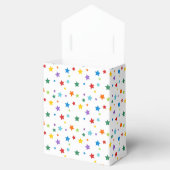 Baby Shower Favor Box - Colorful Stars Geschenkschachtel (Geöffnet)