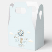 Baby Shower Favor Box – Cute Bear with Balloons –  Geschenkschachtel (Geöffnet)