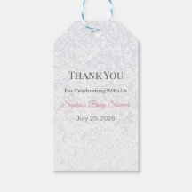 Baby Shower Favor Tag | Oh Baby Sophia