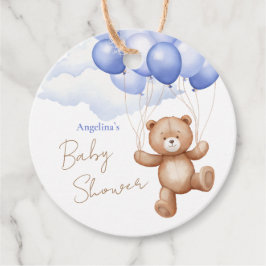 Baby Shower Favor Tags Geschenkanhänger