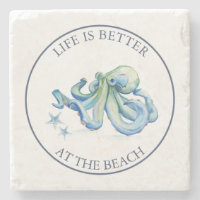 Baby Shower Favors Beachy Blue Octopus