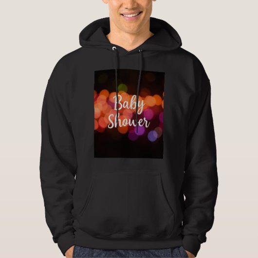 Baby Shower Feier Hoodie (Vorderseite)