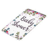 Baby Shower Floral Invite Magnet (Linke Seite)