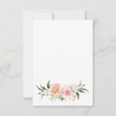 Baby Shower Floral rät das Preisspiel (Rückseite)