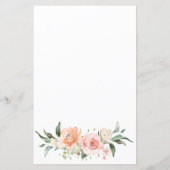 Baby Shower Floral rät das Preisspiel (Rückseite)