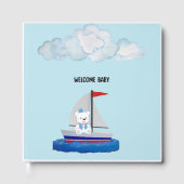 Baby Shower Foil Guest Book  Gästebuch (Vorderseite)