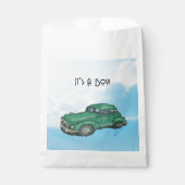 Baby shower for a boy, sedan geschenktütchen (Vorderseite)