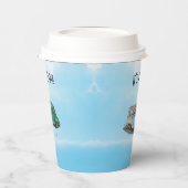 Baby shower for a boy, sedan pappbecher (Links)