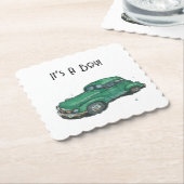 Baby shower for a boy, sedan untersetzer (angewinkelt)