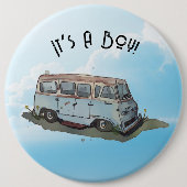 Baby shower for a boy, truck button (Vorderseite)