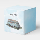 Baby shower for a boy, Van and sedan  Geschenkschachtel (Vorderseite)
