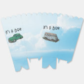 Baby shower for a boy, van and sedan geschenkschachtel (Ungeklappt)