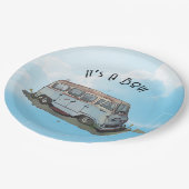 Baby shower for a boy, van pappteller (Schrägansicht)