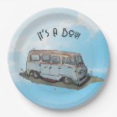 Baby shower for a boy, van pappteller (Vorderseite)