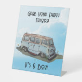 Baby shower for a boy, van sockelschild (Vorderseite)