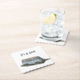 Baby shower for a boy, van untersetzer