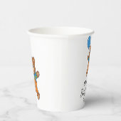 Baby Shower for Boy Blue Balloon Teddy Bear Pappbecher (Rechts)