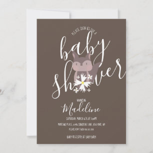 Baby Shower Fuchs Boho Einladung